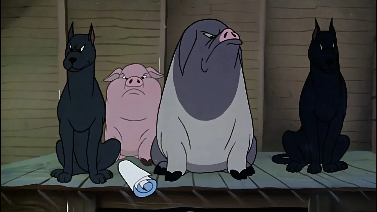 Мультфильм Звероферма (1954)